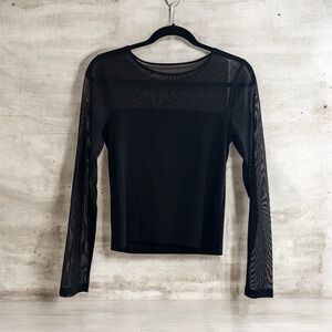 GAP Long Sleeve Mesh Top (M)